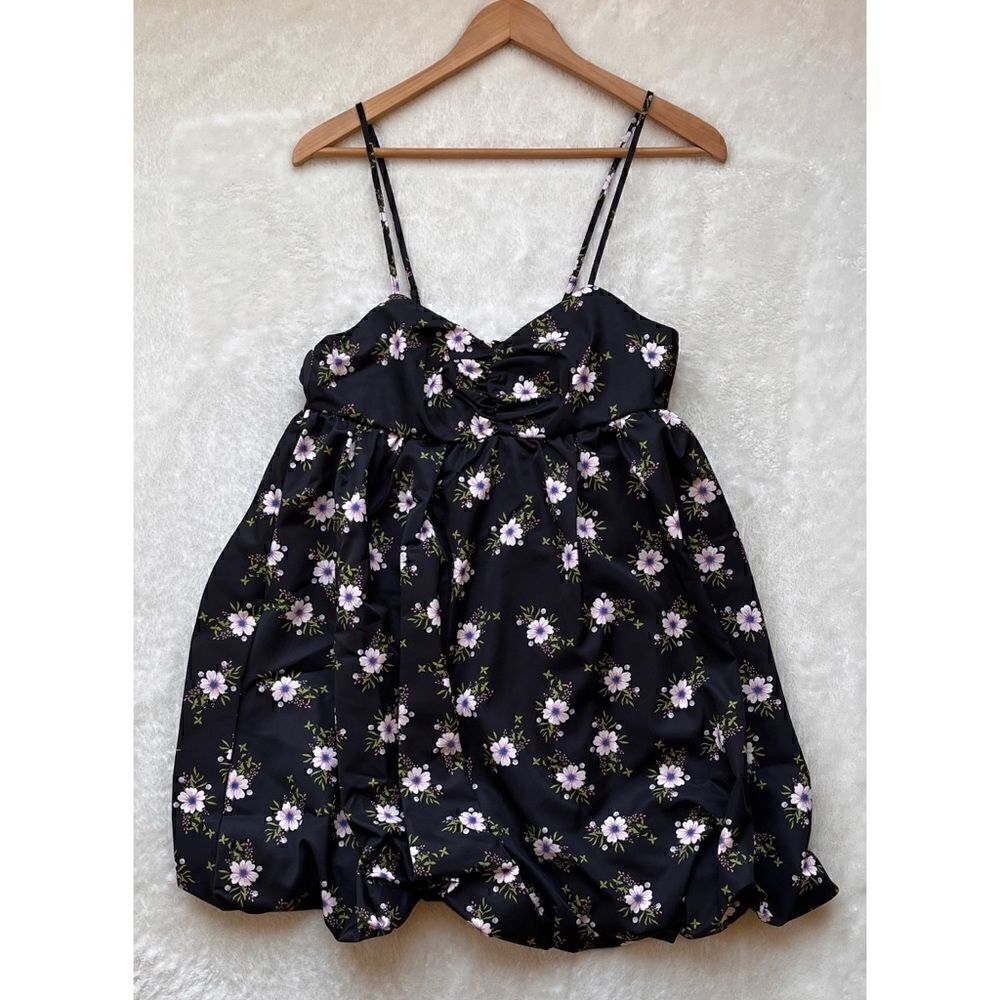 NWT Free People in A Bubble Mini Dress in Black, Size Small - Picture 11 of 16